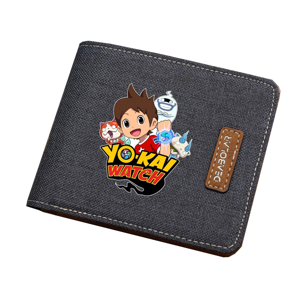 Горячая Yo Kai Watch бумажник Для мужчин wo короткие печать кошелек Кошелек для монет и