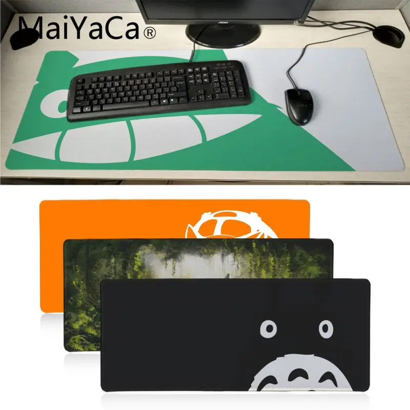 Черный и белый коврик для мыши Maiyaca с надписью My neighbor totoro|Коврики мышей| |