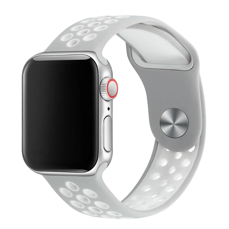 12 Спортивный ремешок для наручных часов Apple Watch 38 мм 40 мм 42 44 мм браслет для наручных часов Apple Watch, ремешок Ремешок для наручных часов iWatch серии 4/3/2/1 81010 - Цвет ремешка: 12