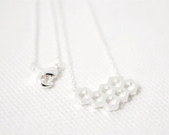 Маргаритки модный гребень ожерелье милый медовый соты пчелиный улей