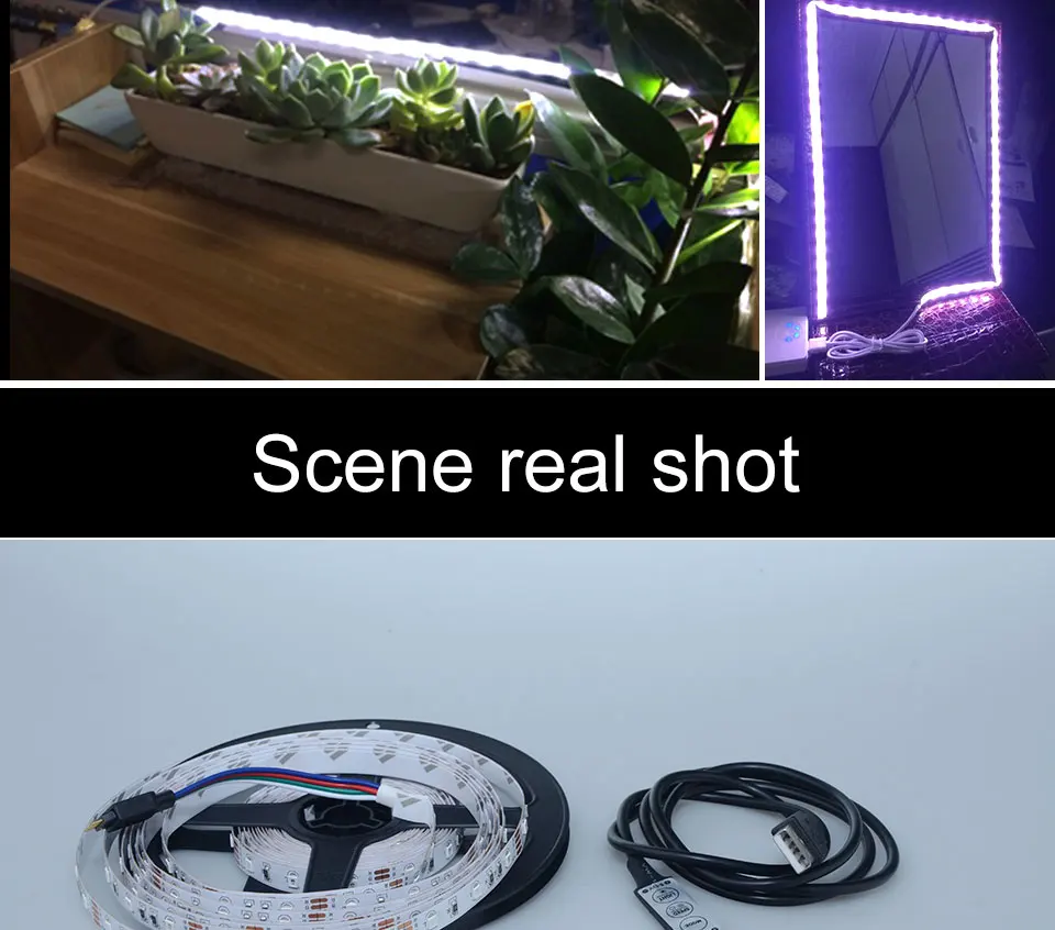 SMD 2835 RGB USB светодиодный светильник 5 в постоянного тока светодиодный светильник лента 1 м 2 м 3 м 4 м 5 м декоративная лампа для лестницы ПК ТВ фоновый светильник ings