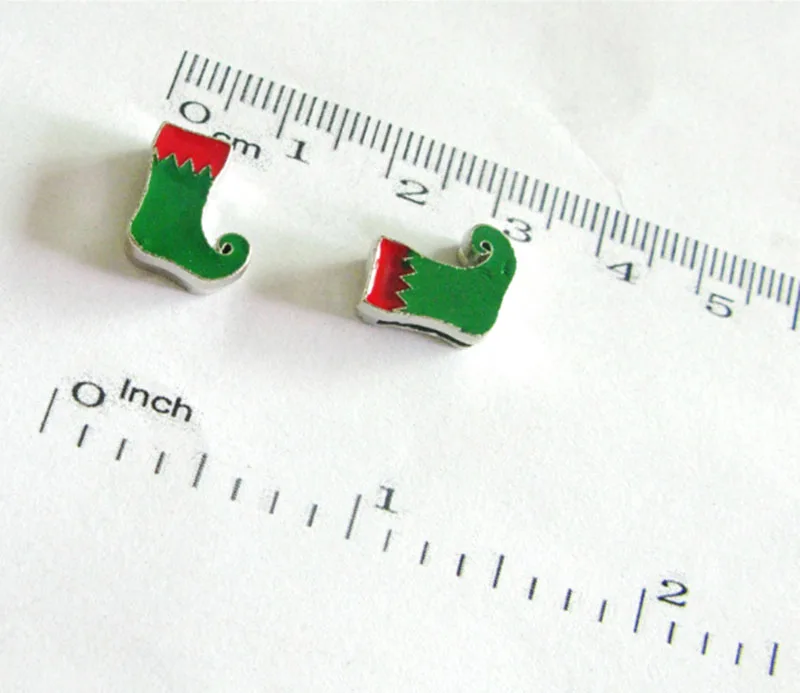 20PCS Latest 8mm Christmas Slide Charms Boot Fit For Pet Collars Wristband Belts Keychain DIY Accessories | Украшения и