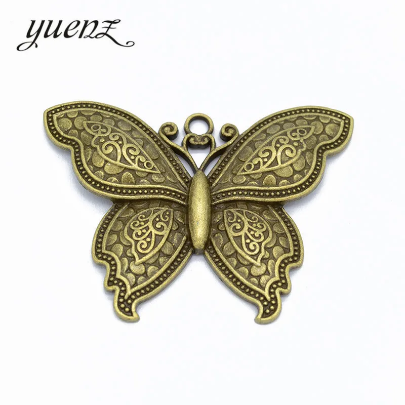 YuenZ 1 шт. 2 цвета античная бронза бабочка очарование подходит для фотоаксессуары DIY