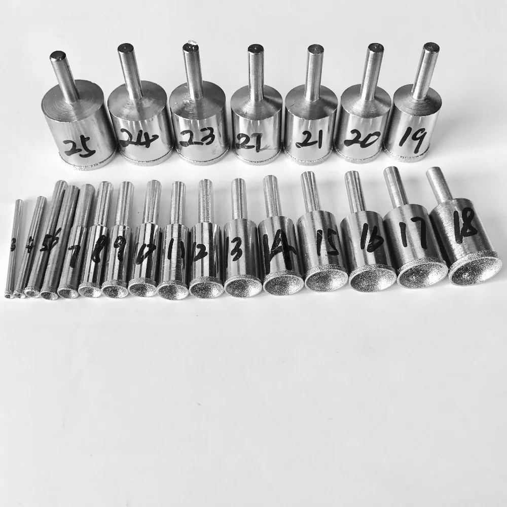 Бесплатная доставка 23 шт./компл. 3 25 мм 120 # грубые шлифовальные бусины мяч алмазные