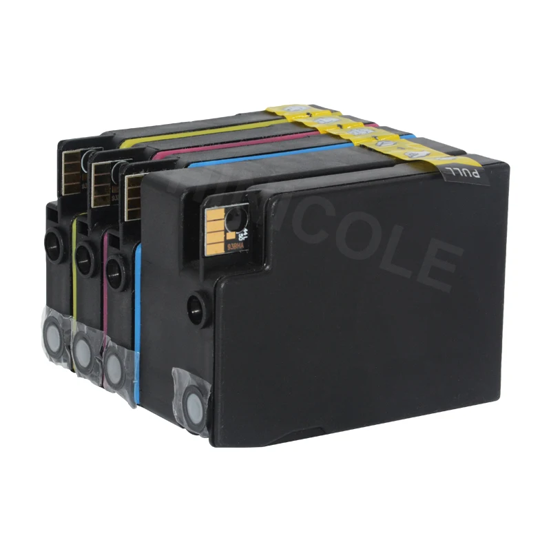 HINICOLE 4 цвета чернильный картридж совместимый для HP932 HP933 HP 932 933 XL Officejet 7110 7610 6600 6700