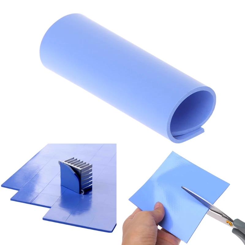 

100x100x2mm CPU Thermal Pad Heatsink Cooling Conductive Silicone Pad July Drop ship