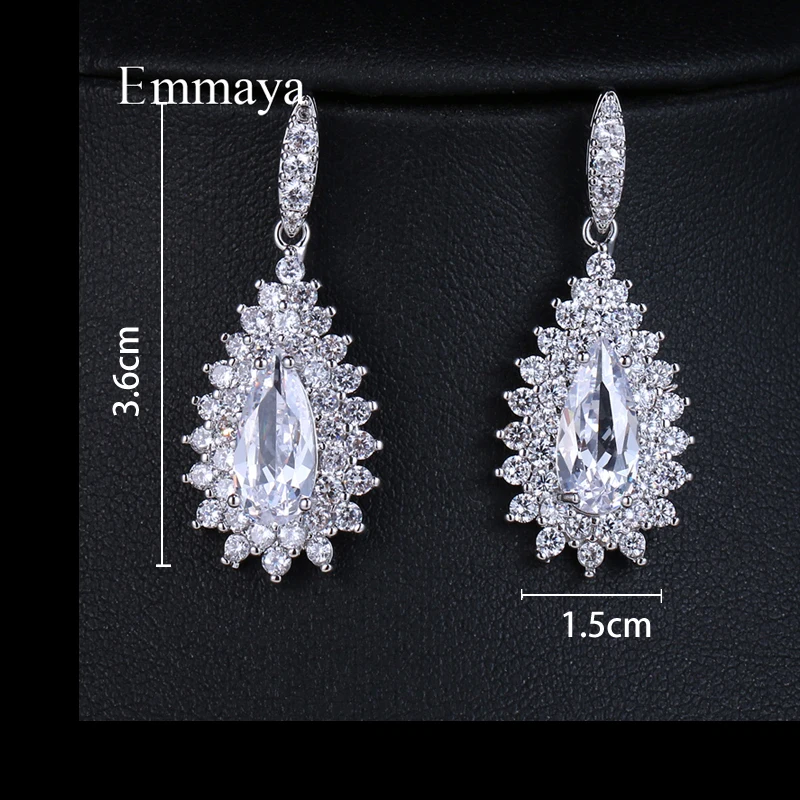 Женские Висячие серьги EMMAYA длинные висячие в стиле бохо с фианитом
