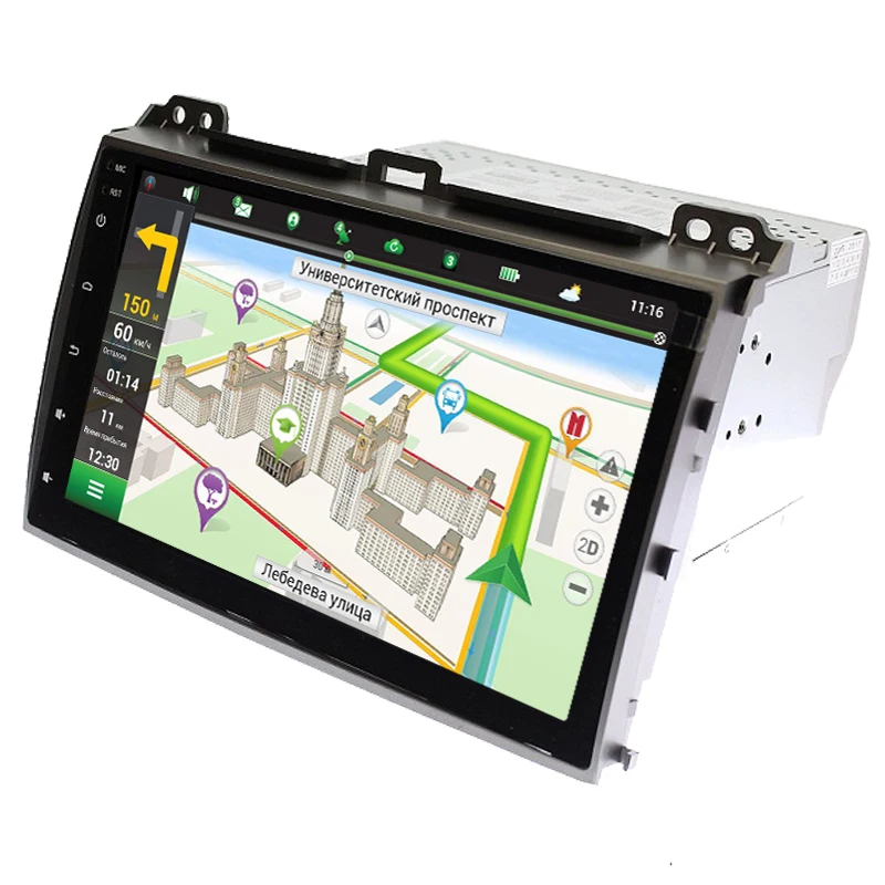 SMARTECH дюймов 9 автомобильное радио для Toyota Prado 120 2009 2004 Quadcore Android 6 0 автомобиль