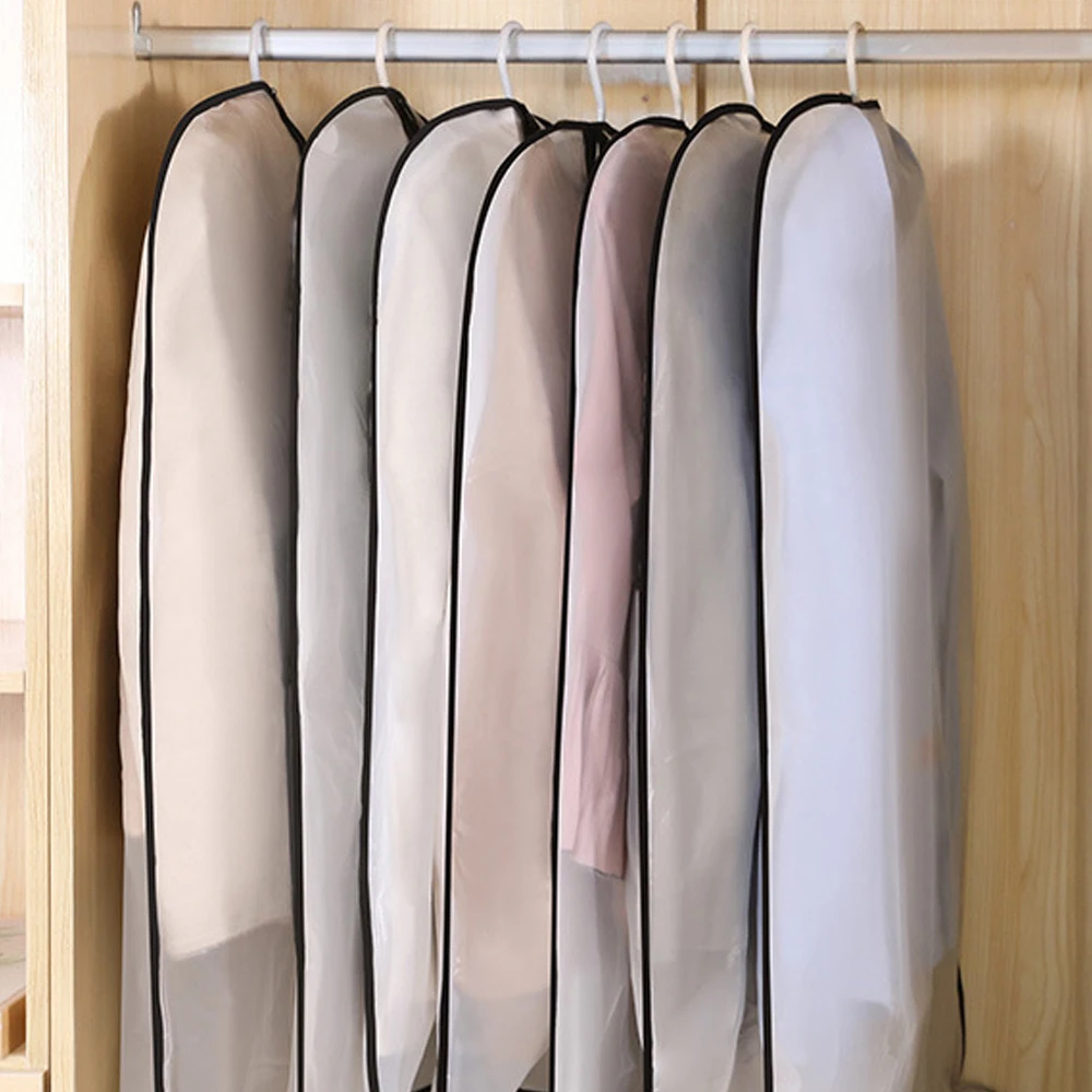 1 шт. органайзер для одежды прозрачная одежда на молнии средней длины