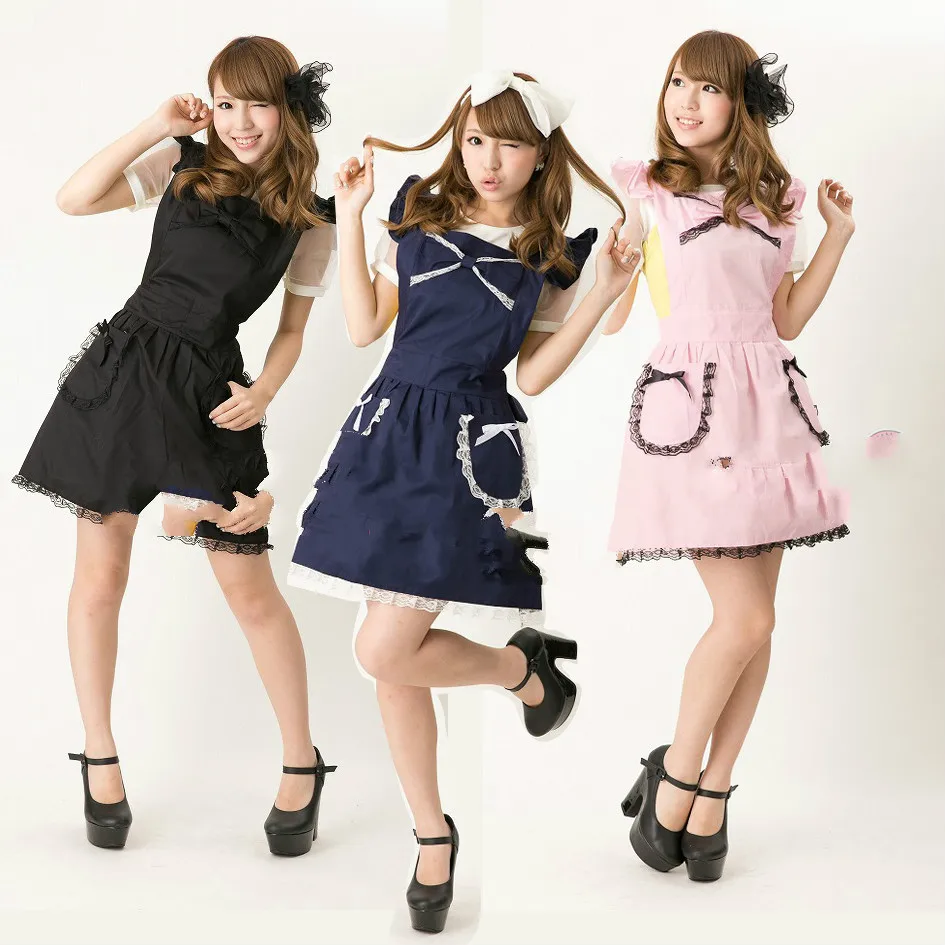 Фартук для принцессы в японском и Южно Корейском стиле WQ12|apron styles|lace lacelace apron |