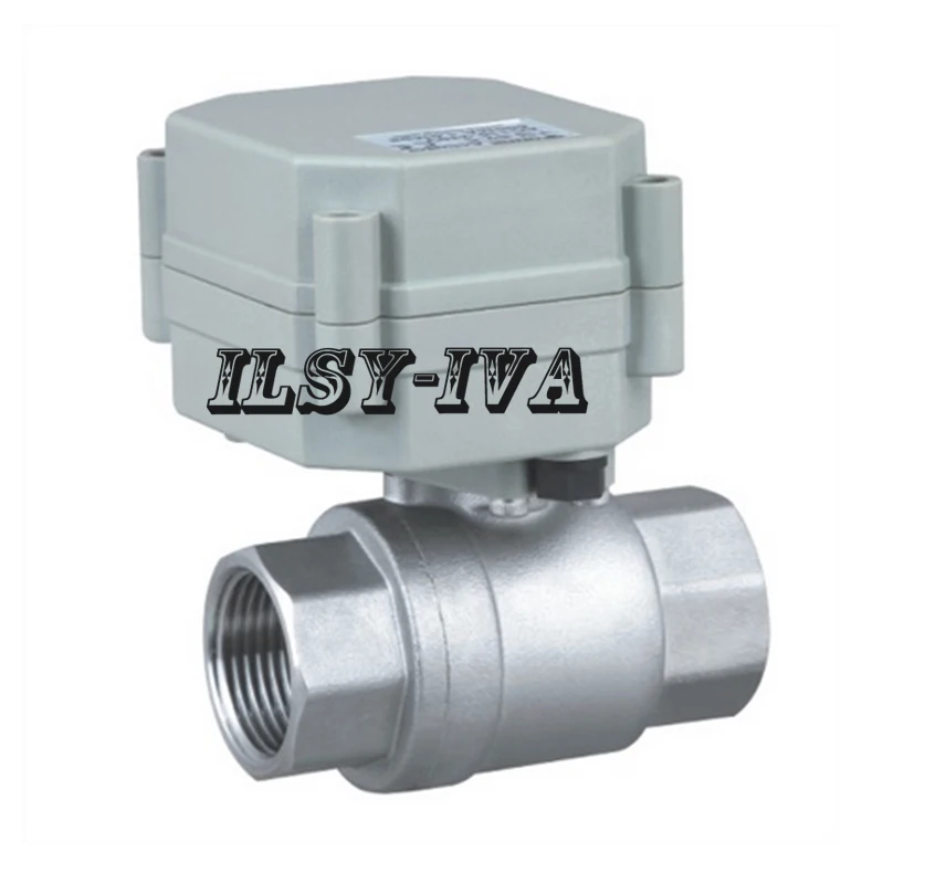Шаровой клапан с мотором DN20 G3/4 " 2018 DC24V SS304 | Обустройство дома