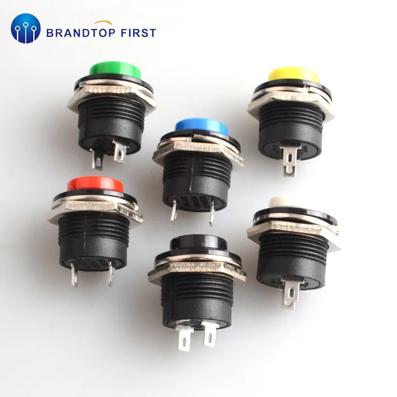 16 мм Мгновенный кнопочный переключатель R13 507|Выключатели| |