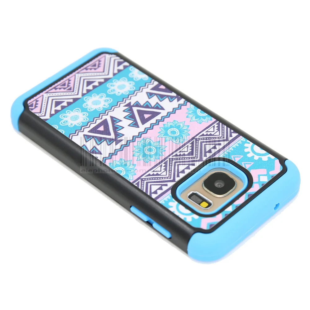 Shockproof Tribal Totem Armor Protective Hard Back Case Fundas For Samsung Galaxy S7 G930 Cover With Films+Stylus | Мобильные