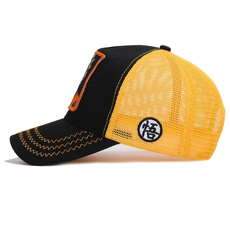 Новый бренд Dragon Ball Z Goku Gohan Кепка Snapback Trucker Dad Шапка мужская и женская панк хип-хоп