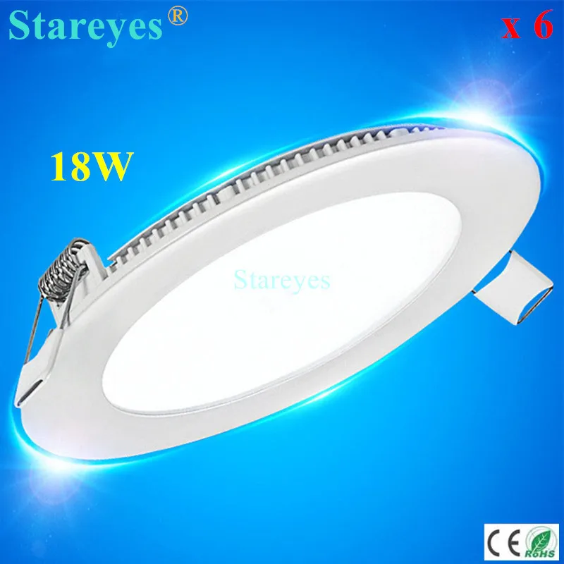 Лампа светодиодная 6 шт. 1600 лм|led panel light|panel ceiling lightspanel led light |