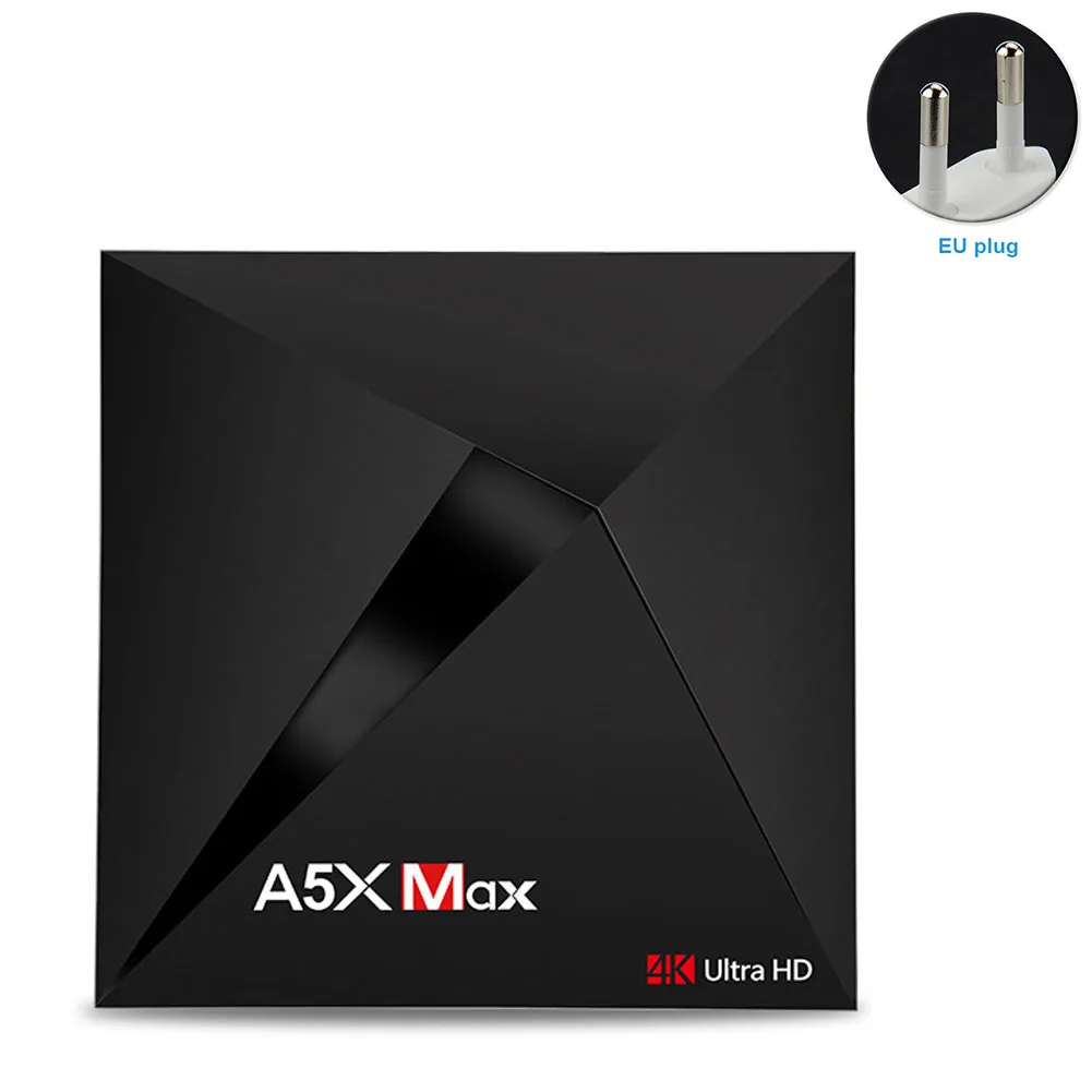 A5X Max Android 8.1 4GB 32GB TV BOX HD BT4.0 Mini Receivers WIFI RK3328 Set Top Box |