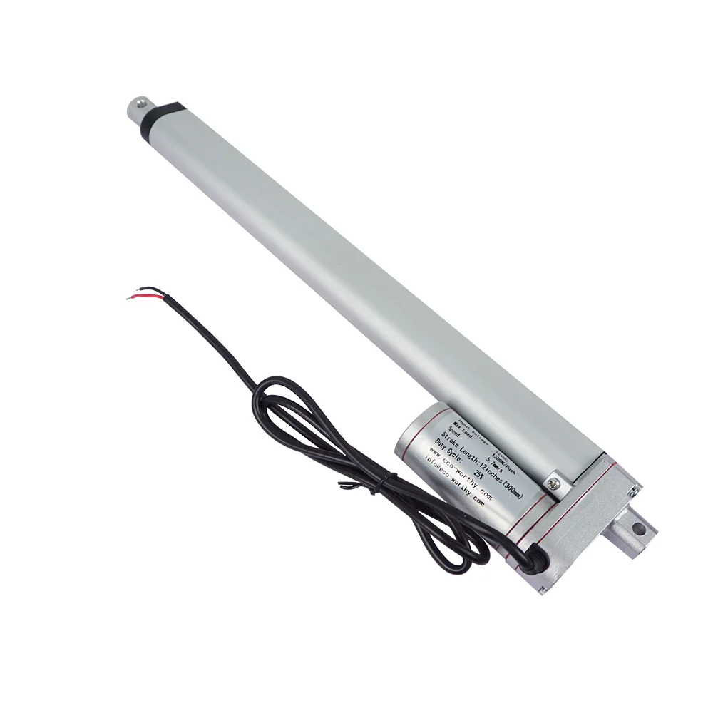 300mm Stroke 12V DC electric motor linear actuator solar tracker 1500N=150KG load 5.7mm/sec for sofa bed|tracker animals|actuator lockactuator |