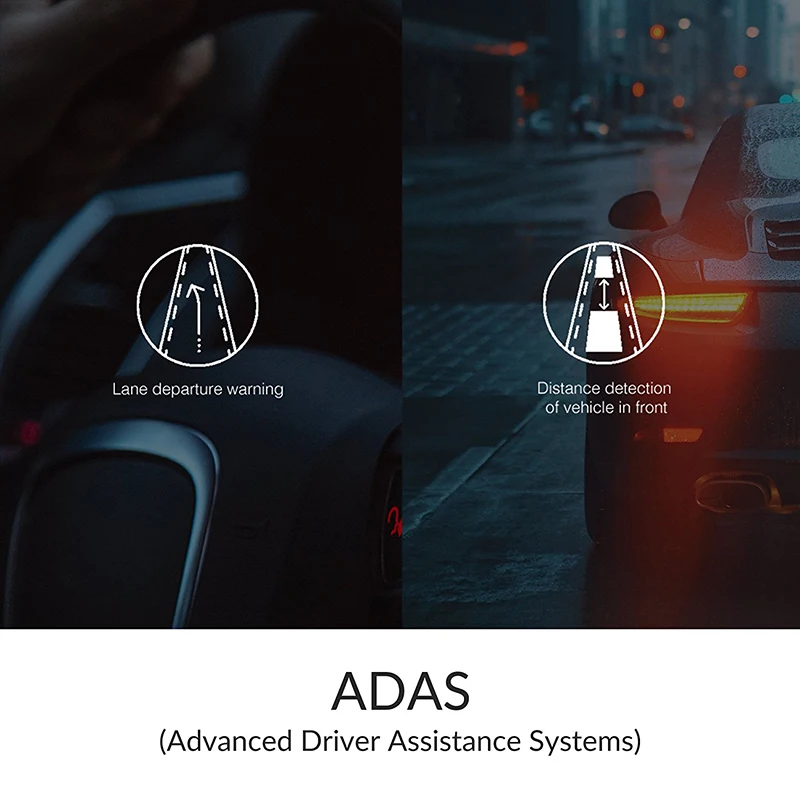 YI смарт dash Камера Wi Fi Ночное видение HD 1080 P 2 7 &quot165 градусов 60fps ADAS безопасный