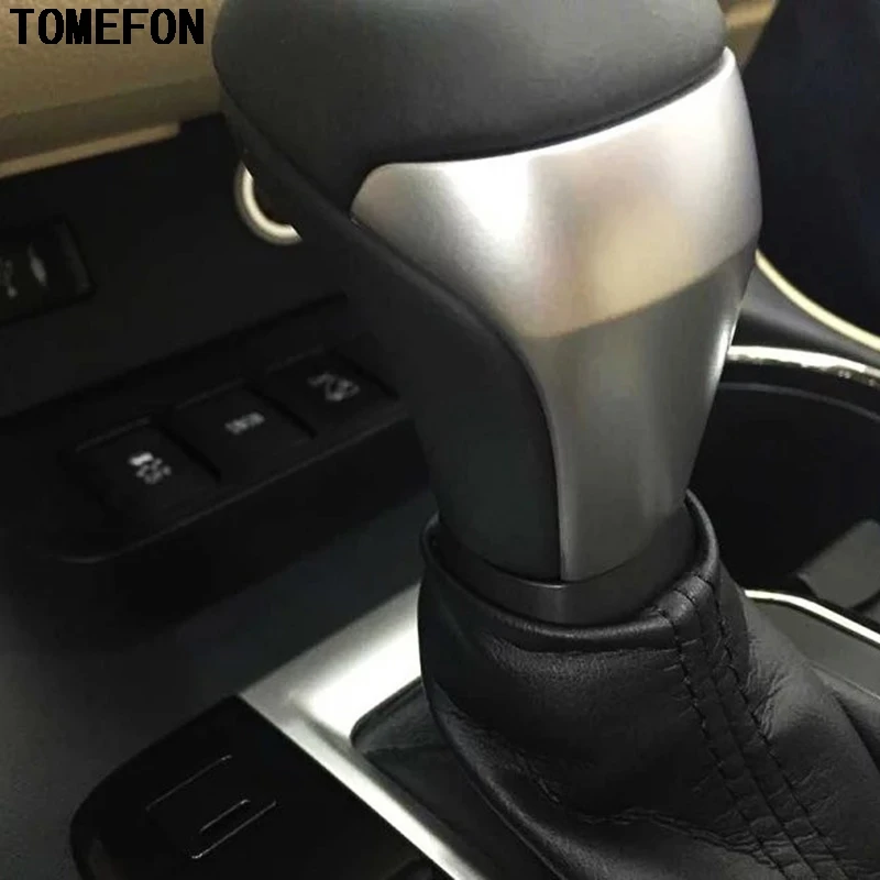 TOMEFON для Toyota Highlander Kluger XU50 2014 2015 на Автоматический чехол рычага переключения