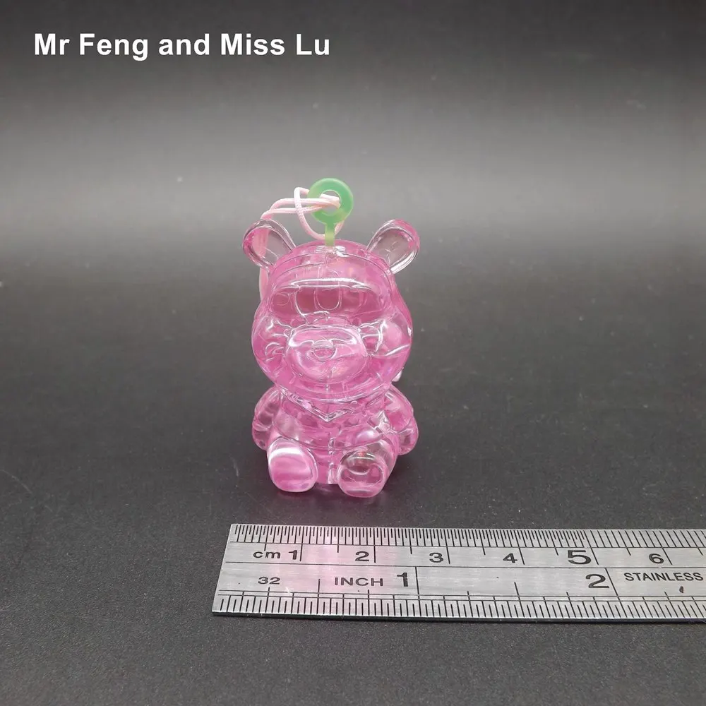 Готовый 3D пазл с кристаллами мини медведь обучение для детей рождественский