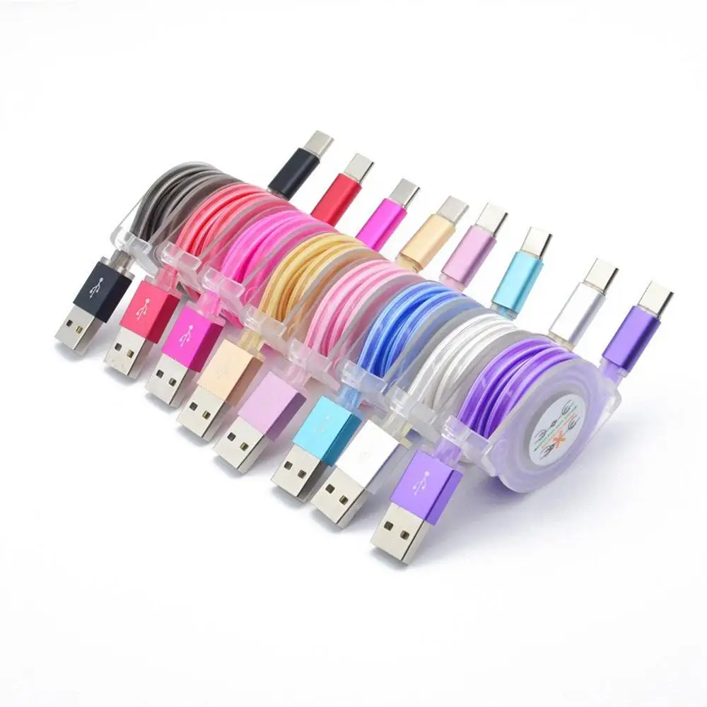 通用 Светодиодный светящийся зарядный кабель USB type C для samsung S9 S8 Plus huawei Honor 10 lite Tablet z70 - Тип штекера: 通用
