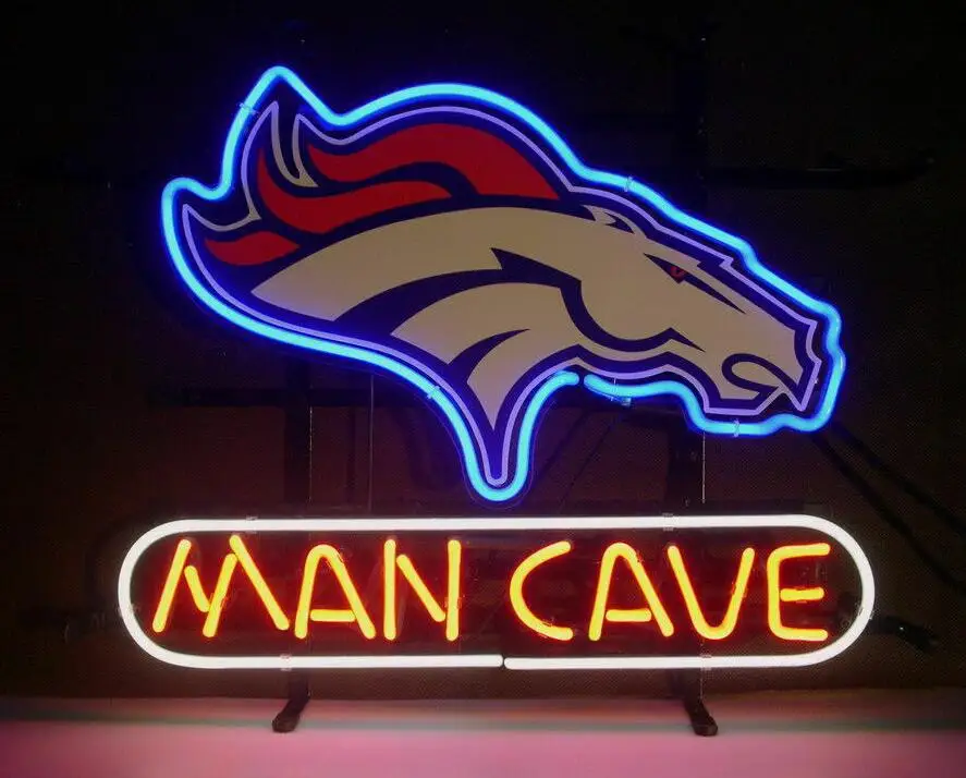 

Custom MAN CAVE Glass Neon Light Sign Beer Bar Custom Made