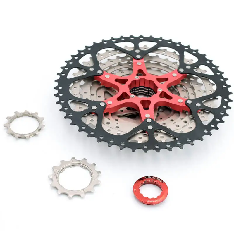 VG Sport 10 Speed 11-50T Cassette MTB Bicycle Freewheel Sprocket cdg 50T cog Velocidade Mountain Bike Ultralight 589g | Спорт и