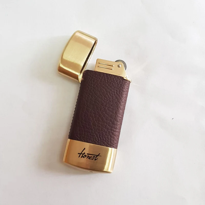 Honest Мини кожаный металлический шлифовальный круг табака курительная трубка