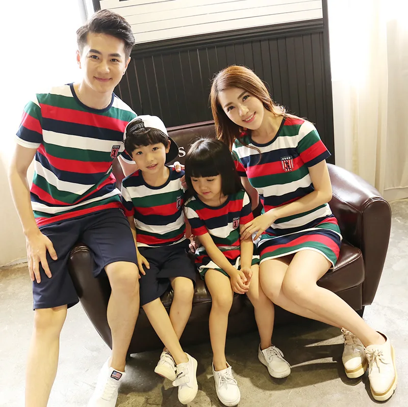 

Family Look Outfit National Shirts 2020 Father Mother Daughter Son Mom Mommy And Me Clothes Dress Couple Family Matching Clothes