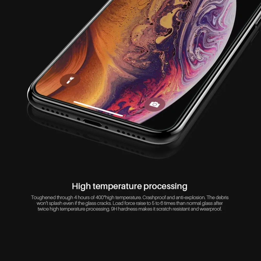 Nillkin для iphone XR защита экрана Amazing T+ Pro закаленное стекло для iphone XS Max закаленное стекло с розничной доставкой посылка