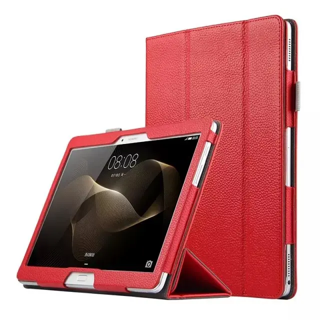 Высококачественный чехол-подставка из натуральной кожи для Huawei MediaPad M2 10 |