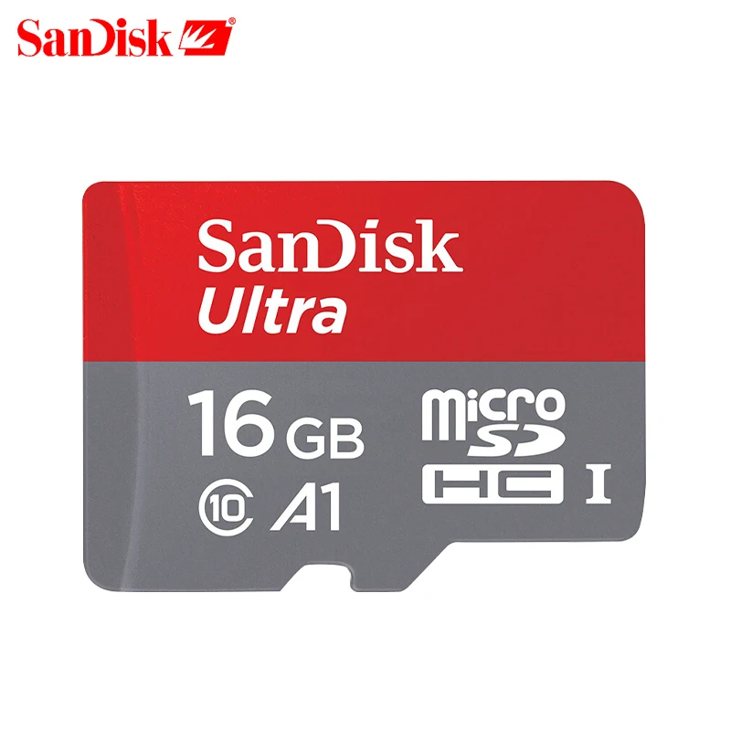 Карта памяти Sandisk A1 Micro SD Class 10 TF карта SDXC Ultra SDHC 16 ГБ 32 64 Гб 128 200 256 400 100 МБ/с./с UHS