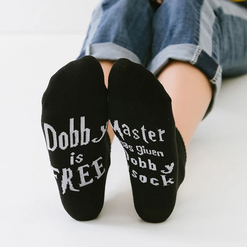 La MaxPa новые женские и мужские носки Master Give Dobby a Sock is Free забавные мягкие хлопковые с