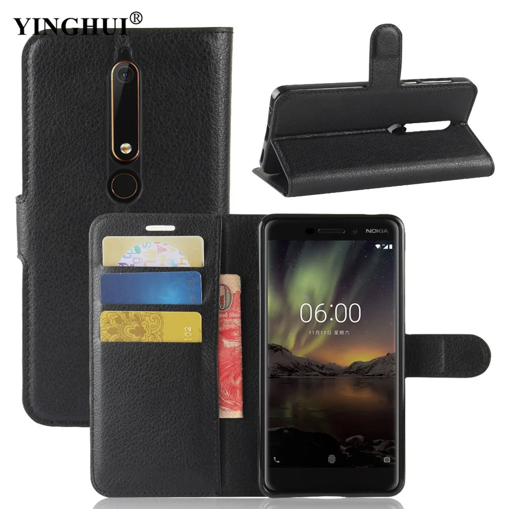 Роскошный чехол для nokia 1 2 3 5 6 7 8 9 2018 Флип кожаный Телефонные Чехлы Мягкая обложка