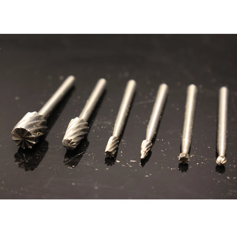 6 шт./лот твердосплавные Стальные роторные пилки металлические аксессуары