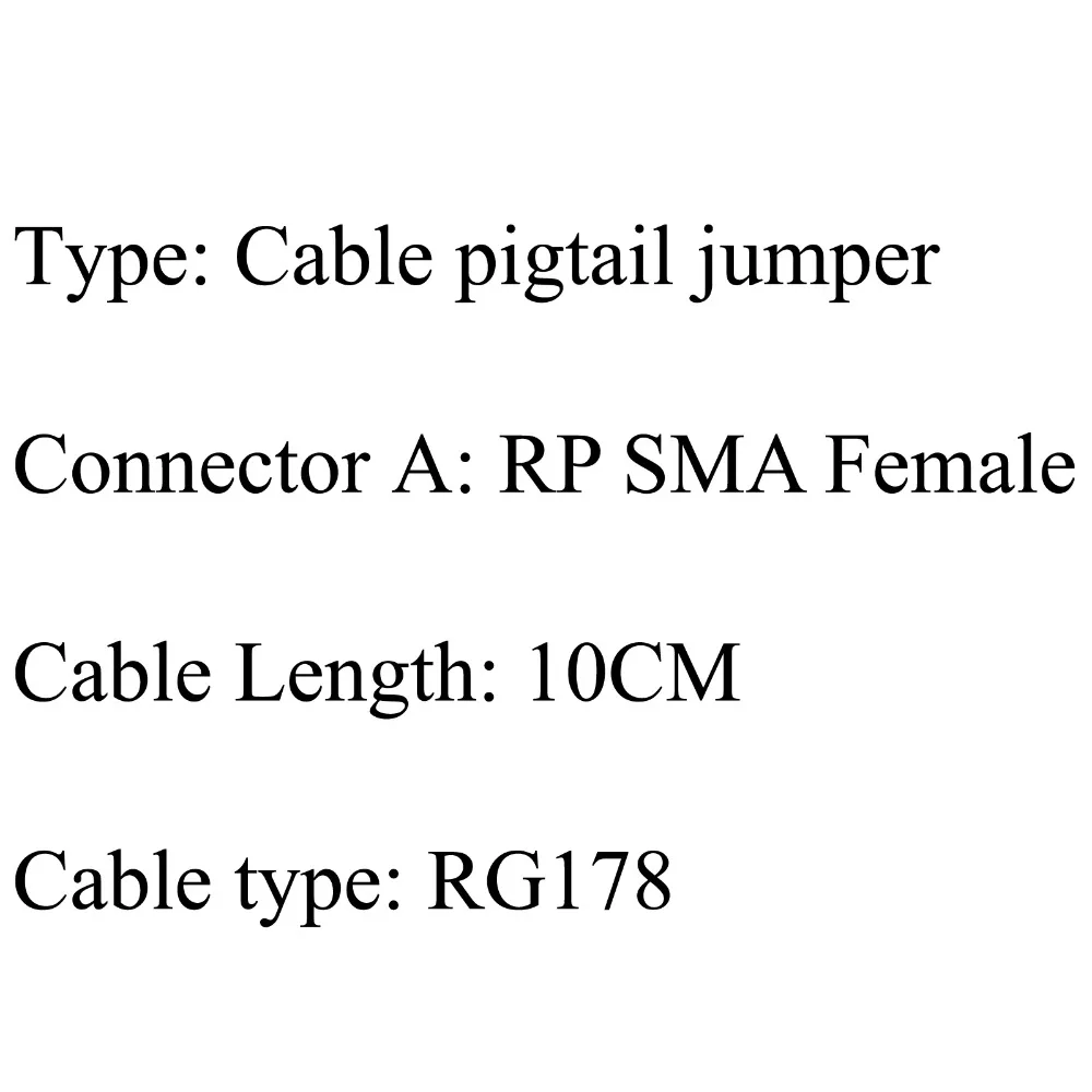 Areyourshop распродажа 10 см RG178 RP SMA гнездо к PCB припой кабель Pigtail для Wi-Fi беспроводной