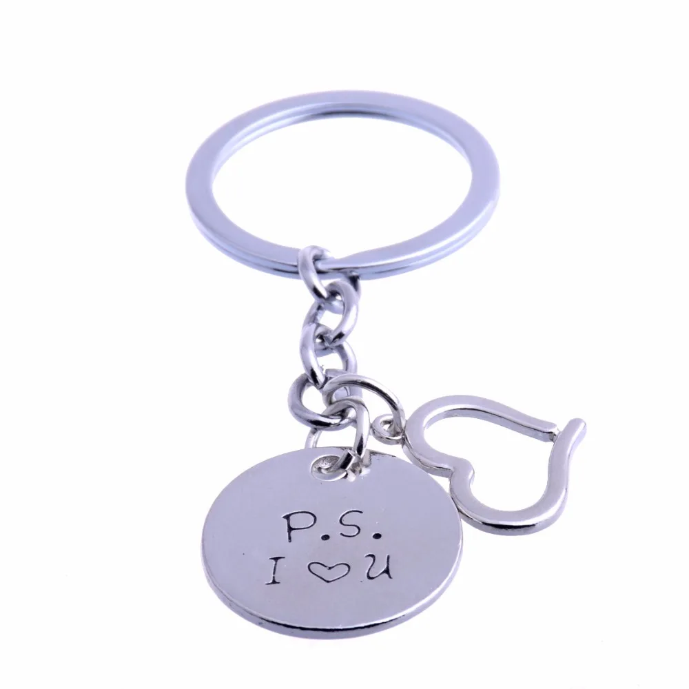 

Bespmosp 12 шт./лот круглый брелок с подвеской в виде сердца с гравировкой «Я тебя люблю» Брелок с подвеской цепочка Ювелирные изделия для женщин Семейные влюбленные модные подарки