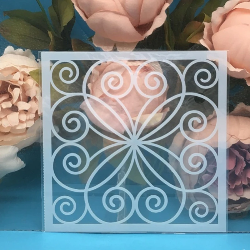 

13cm 5" Flower Clover DIY Layering Stencils Wall Painting Scrapbook Coloring Embossing Album Decorative Paper Card Template