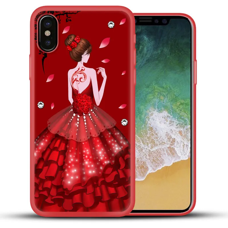 Phone Silicone Cases For iPhone 6 Case 6s Plus SE 5 5s Soft Anti-Knock Cover X 7 8 Capa Coque Fundas |