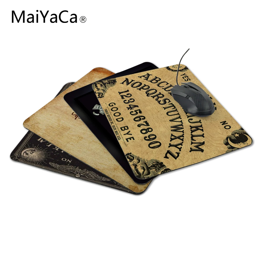 MaiYaCa Высокое качество уникальный дизайн Ouija доска мягкий комфорт Mousemat для Optal