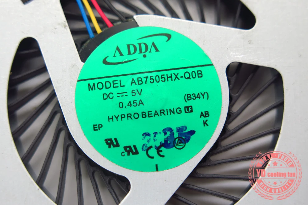 Вентилятор охлаждения ноутбука ADDA AB7505HX-Q0B 5В 0.45A | Компьютеры и офис