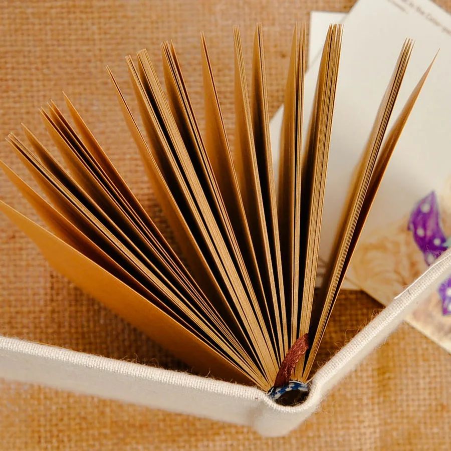 2 шт. блокнот из крафт-бумаги в гонконгском стиле | Канцтовары для офиса и дома