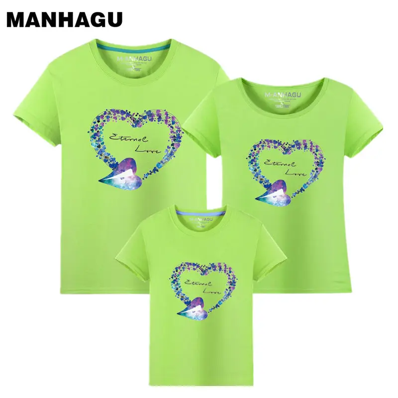 Одежда для мамы и дочери одновременная с принтом звезд любви | Мать ребенок