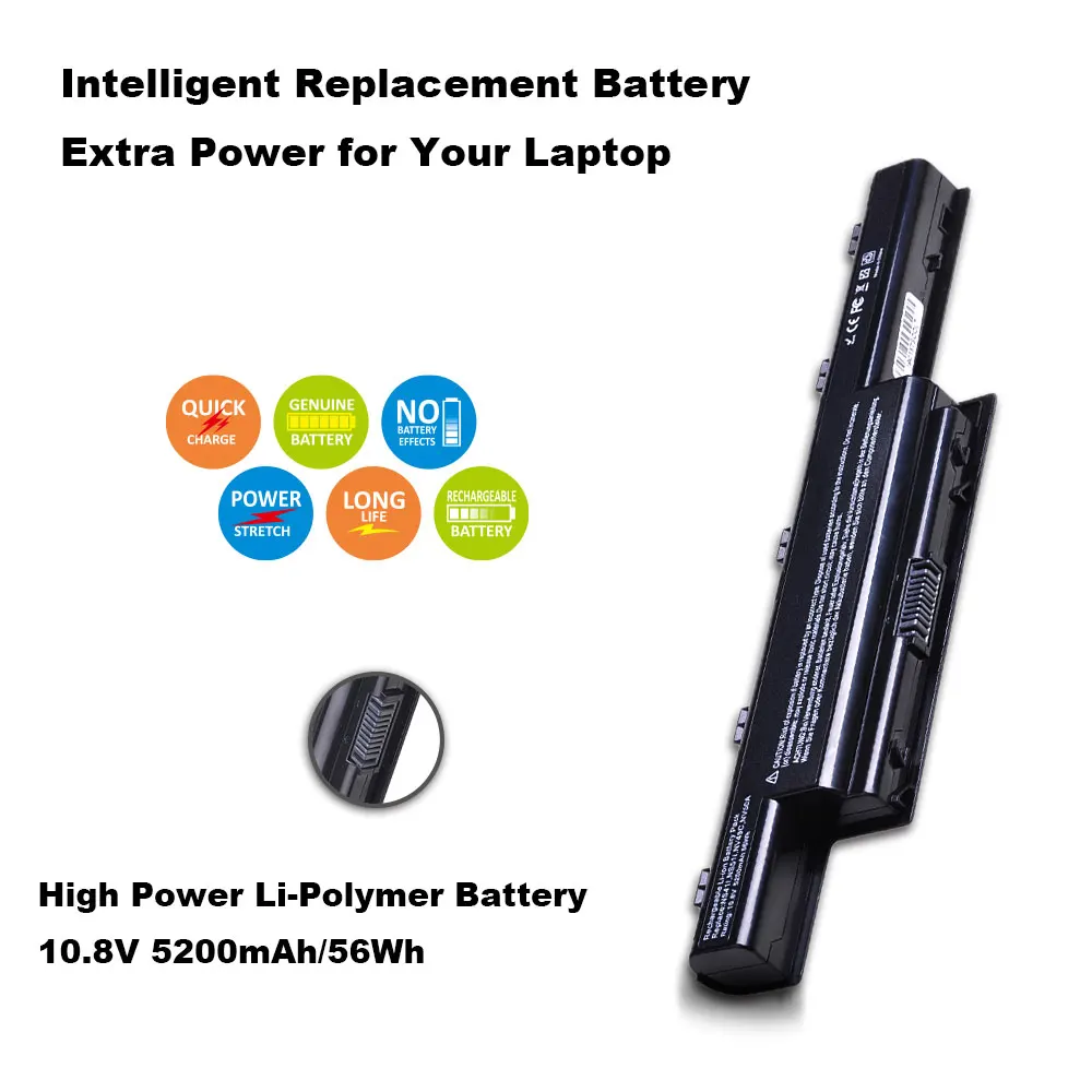 Фото Аккумулятор as10d61 5200 мА · ч, для Acer Aspire 4250, 4349, 4333, 4350, 4551, 4560, 4733Z, 4739, 4738, 5250, 5253, 5336, 5551, 5750 №1