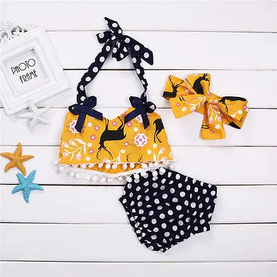 Новый летний комплект одежды для новорожденных и маленьких девочек топы жилетка