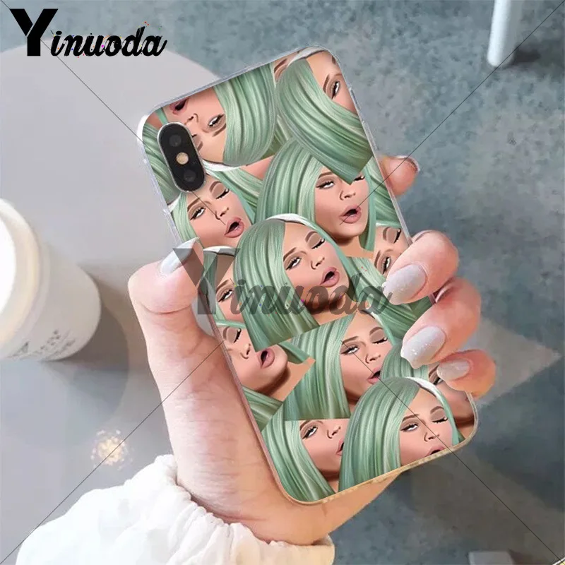 Yinuoda смешное лицо kimoji Ким Кардашьян Coque Shell чехол для телефона для Apple iPhone 8 7 6 6S Plus X XS MAX 5 5S SE XR Чехол для мобильного телефона - Цвет: A8