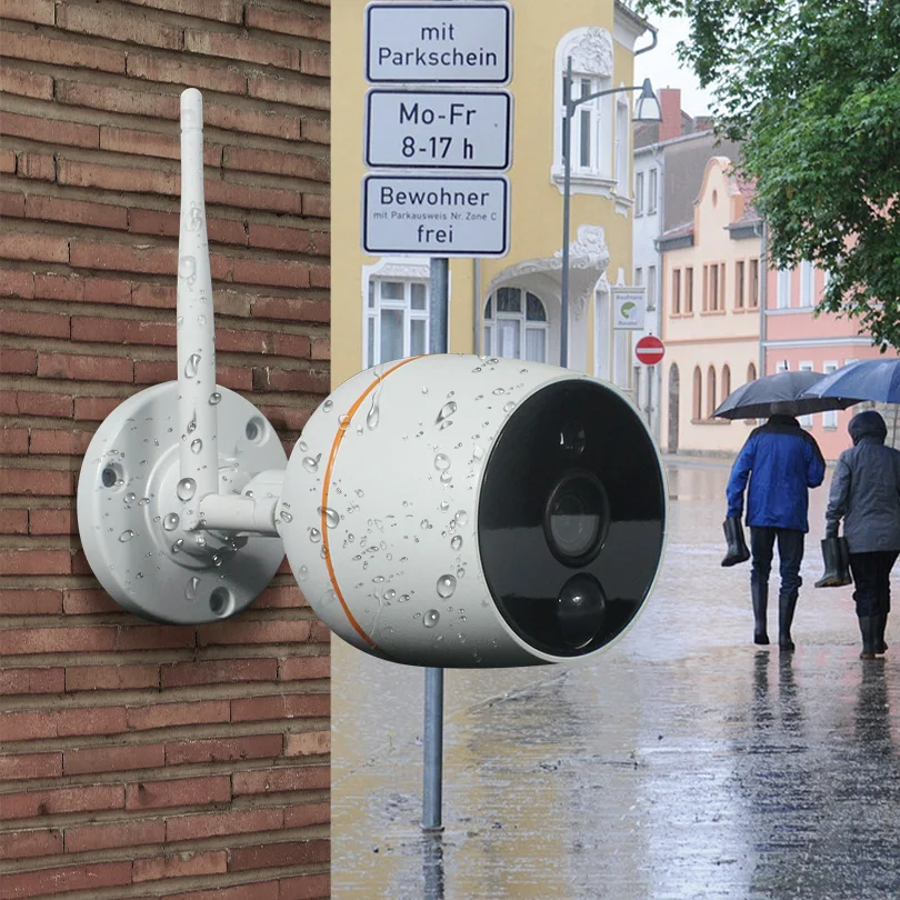 Wheezan Беспроводной безопасности Камера Системы CCTV 1080P Wi-Fi NVR с 7-дюймовым ЖК-дисплей комплект видеонаблюдения Камера s домашний двухстороннее аудио