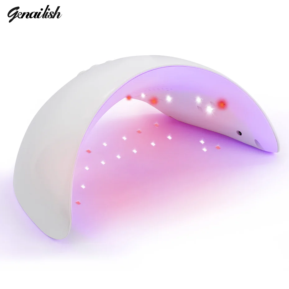 Genailish - SUN6 36 Вт УФ ЛЕД Лампа для Ногтей UV LED Сушилка Для В Форме Ромба Инструменты