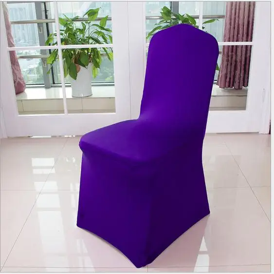 

Colorful Polyester Spandex Wedding Chair Covers for Weddings Banquet Folding Hotel Decoration Decor wedding chair covers