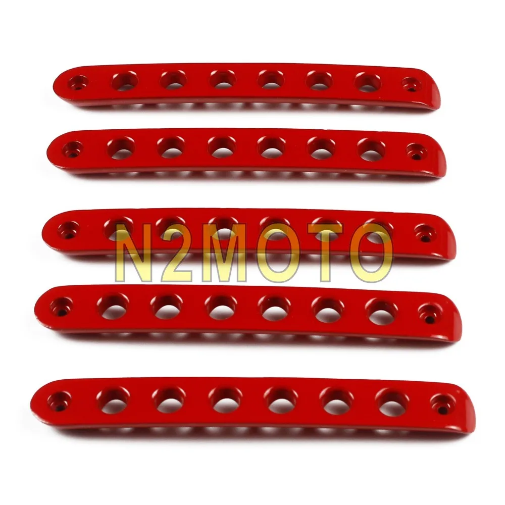 Для Jeep Wrangler Rubicon Sahara Sport JK JKU 2007-2017 дверные ручки багажника отделка 5 шт. красный |
